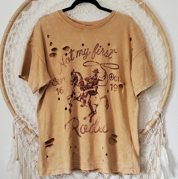 Forever 21 Tan Graphic Tee - Picture 13 of 13